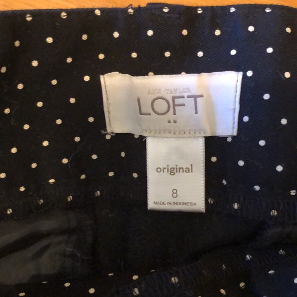 Black polka dot ankle pant - Picture 4 of 4